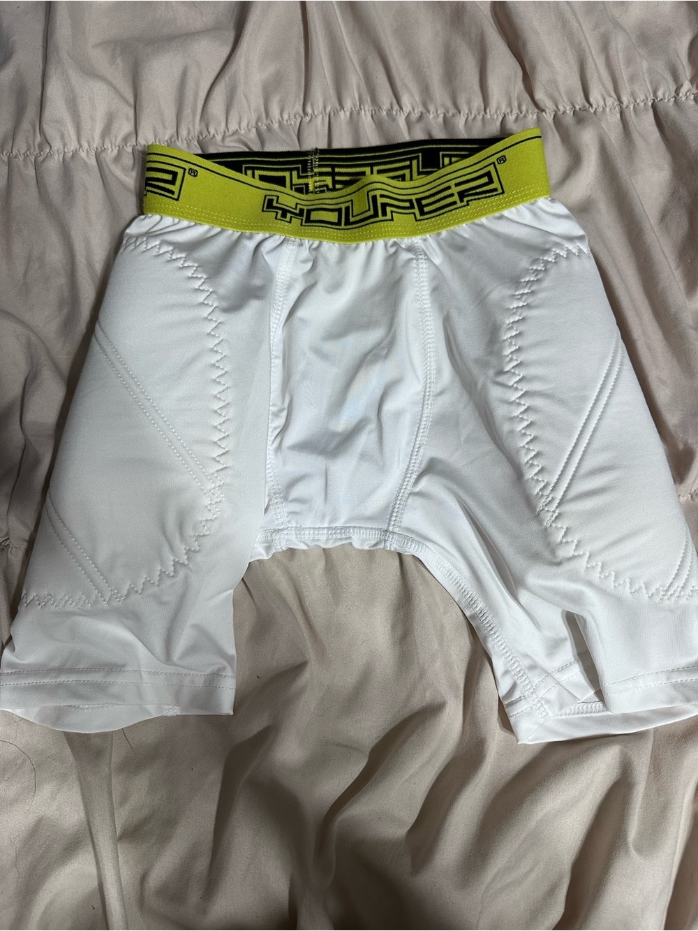 New Youper Boys Youth small  Padded Sliding Shorts with Cup Pocket
